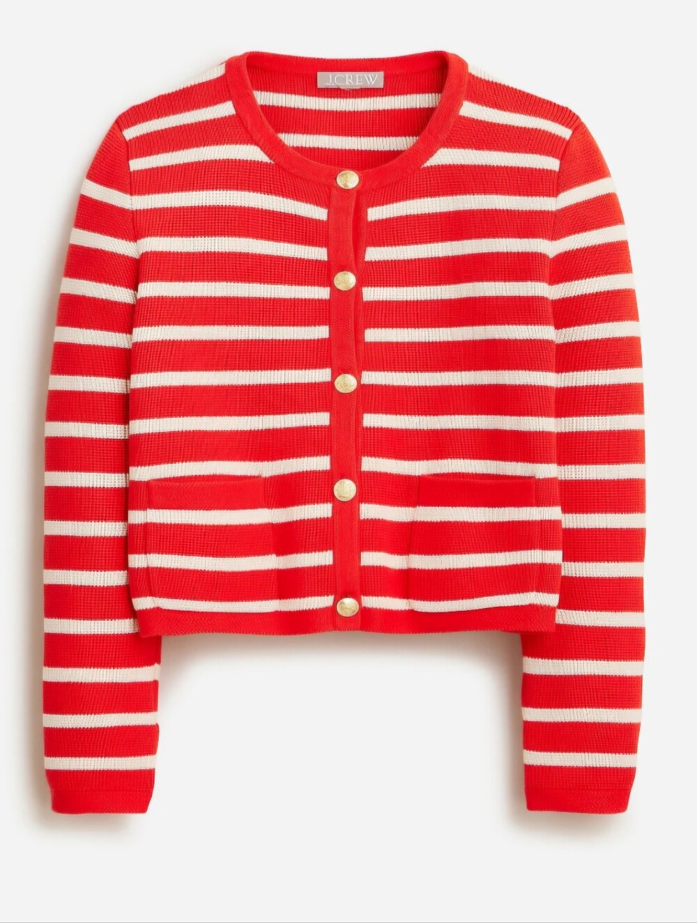 J. Crew Women's Sweater Lady Jacket in Stripe